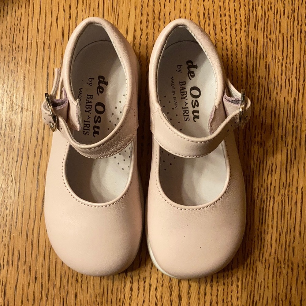 NEW De Osu Spanish Made Leather Pink Mary Jane